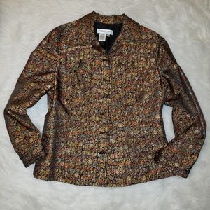 EUC Coldwater Creek tapestry jacket